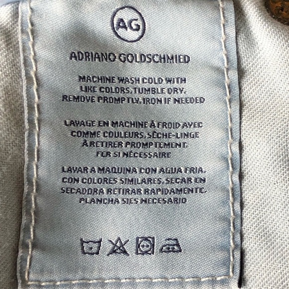 Adriano Goldschmied Jeans The Everett Slim Straight Size 31 Reg - Picture 4 of 10
